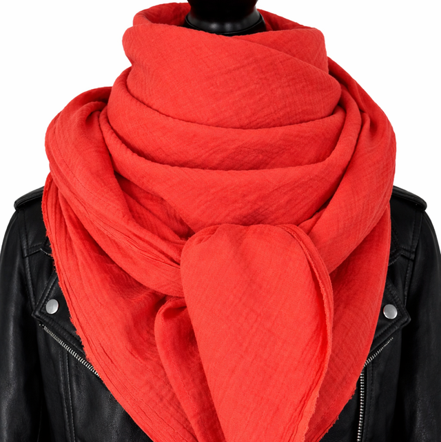 Foulard Mandarine – Gaze de coton