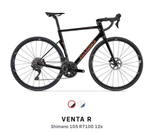 Vélo de route BASSO VENTA R - 105 R7 100 12s