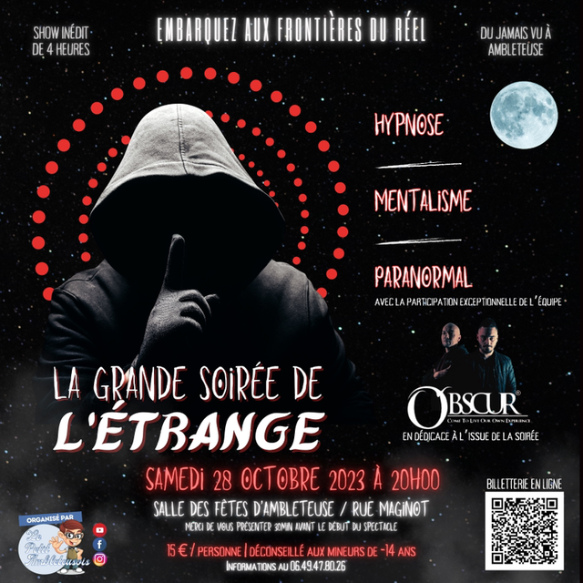 La grande soirée de l’étrange