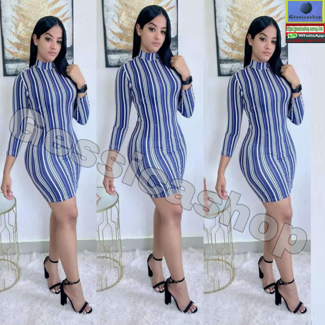 Robe Courte à Manche Longue