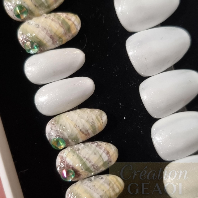 Coquillages nacre little rond S