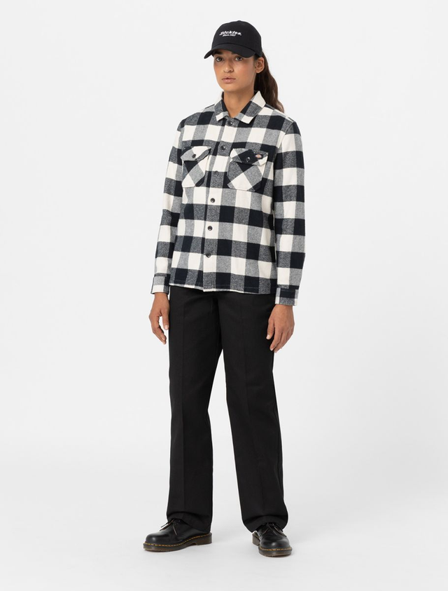 DICKIES camicia scozzese tasche applicate anteriori Slim