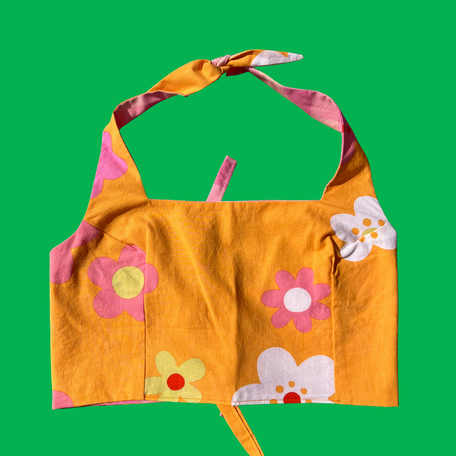 Crop top reversible "Wonderland" - M