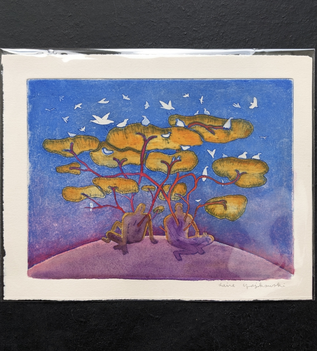 Gravure Liens réhaussée 2