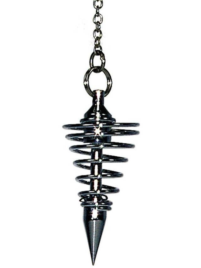 Pendule Spirale Chromé 