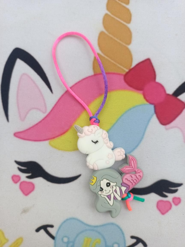 Déco téléphone/sac Licorne Sirène