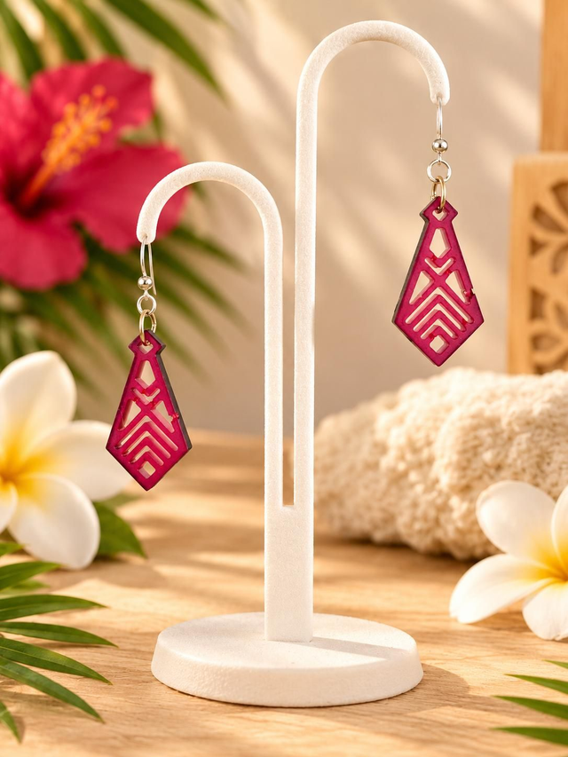 Boucles d’oreilles Fuchsia