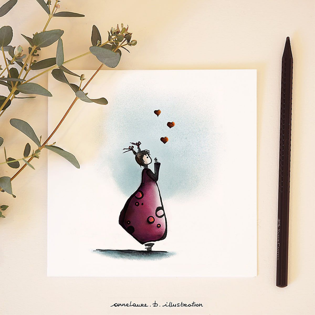 Carte &quot;Pensées&quot;