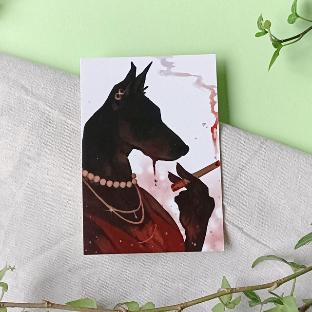 smoking - A7 mini print 