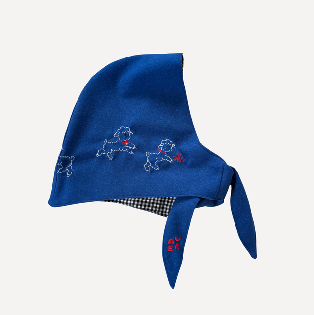 Counting Sheep Embroidered Hood 