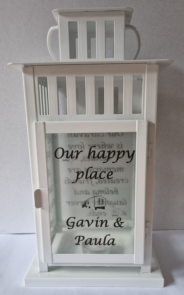 Caravan Themed Lantern