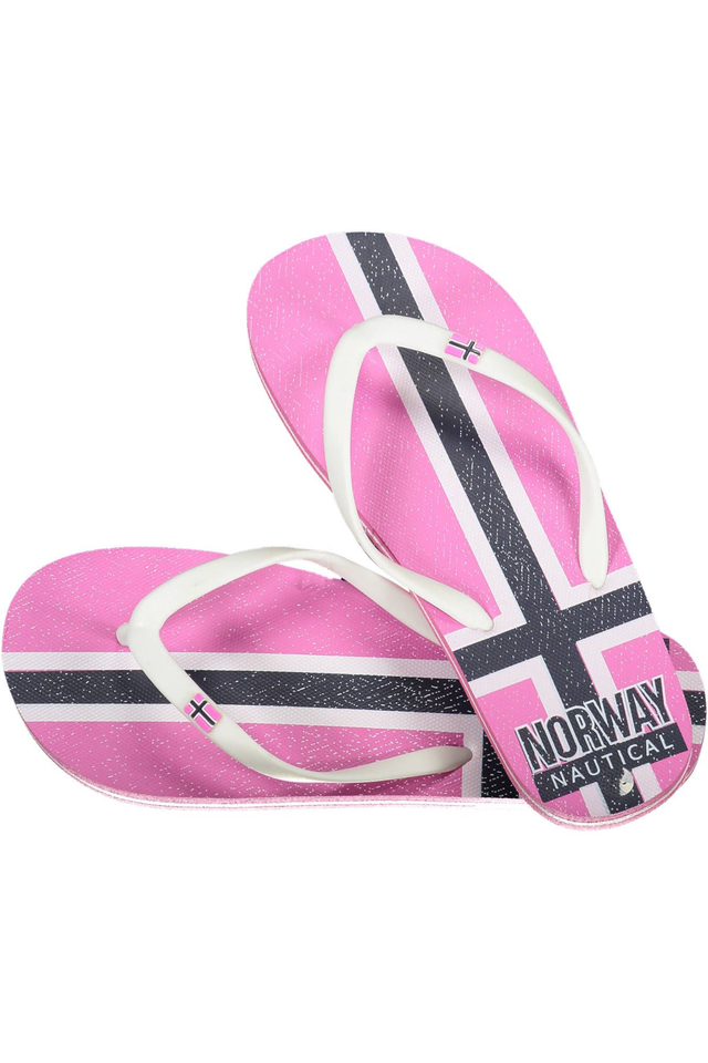NORWAY 1963 CALZATURA CIABATTA DONNA ROSA