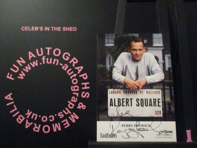 Perry Fenwick (Billy Mitchell) Authentic Autographed EastEnders 6x4 Cast Card (1)(SEE PIC)