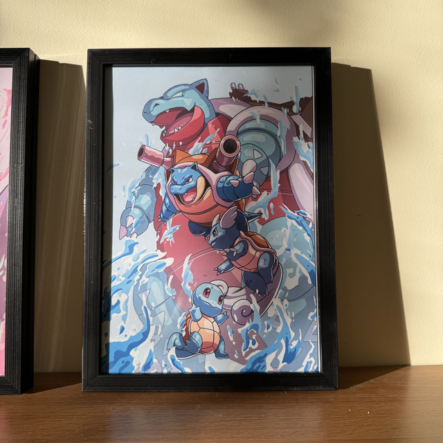 Tableau Pokémon trio Carapuce