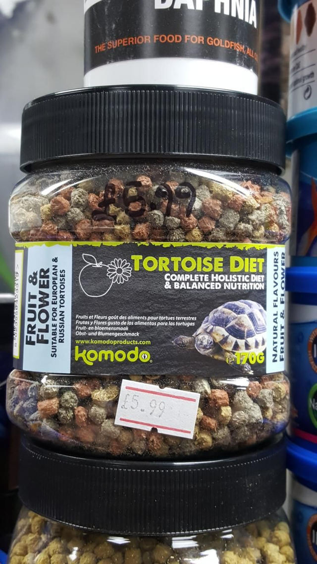 Fruit and flower tortoise food 