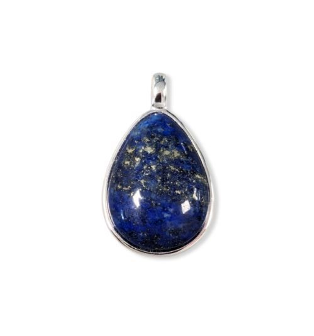 ♡ Pendentif Goutte Lapis Lazuli en argent ♡ 