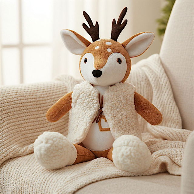 Peluche biche cerf