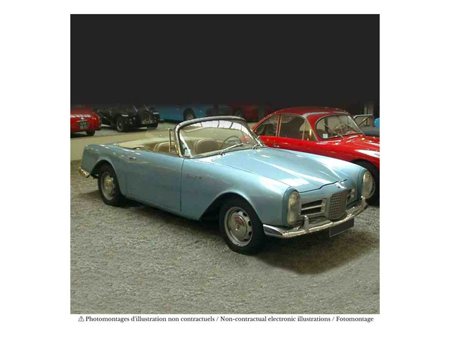Facel Vega III Convertible 1963 Bleu métallisé Norev 453007 H0