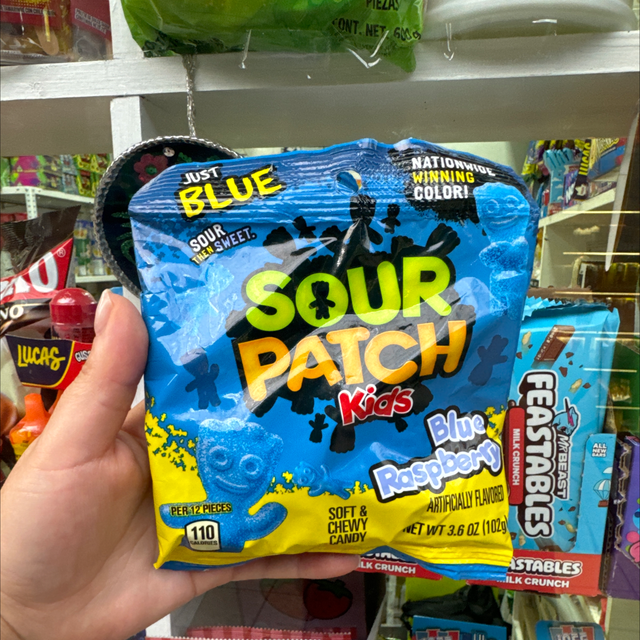 Sour patch Blue Raspberry 