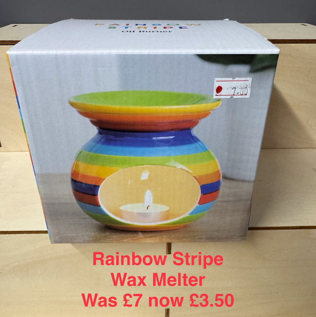 Rainbow Stripe Wax Melter