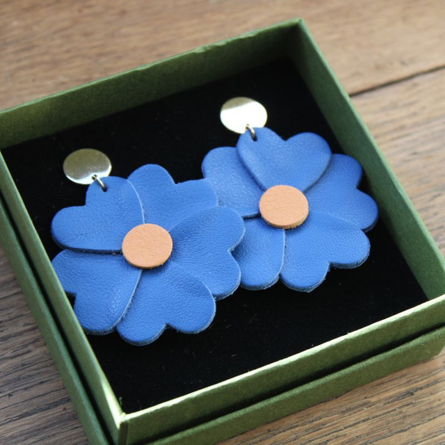 Boucles d’oreilles marguerites  