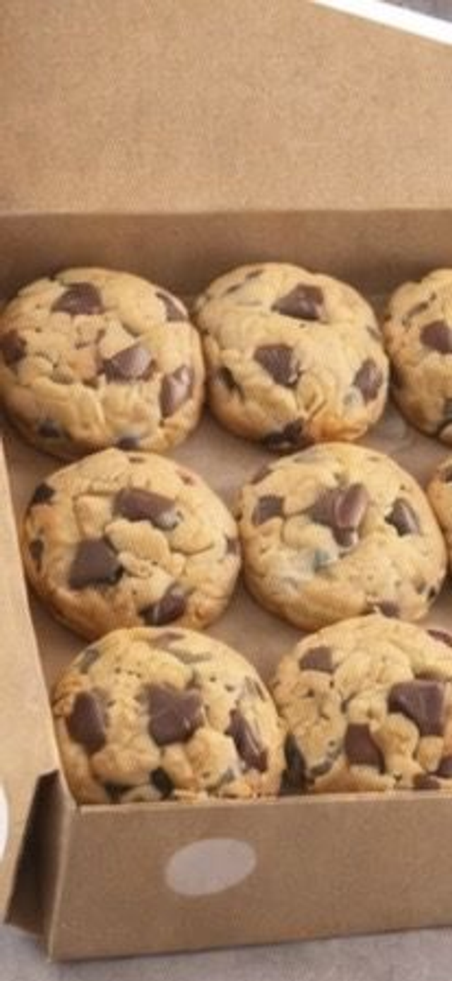 Boîte de 6 cookies classiques