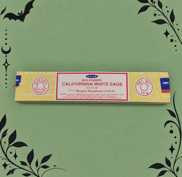Boite Encens Sauge Blanche de Californie 15G