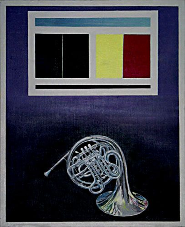 22. Käyrätorvi -93. (81x65 cm)