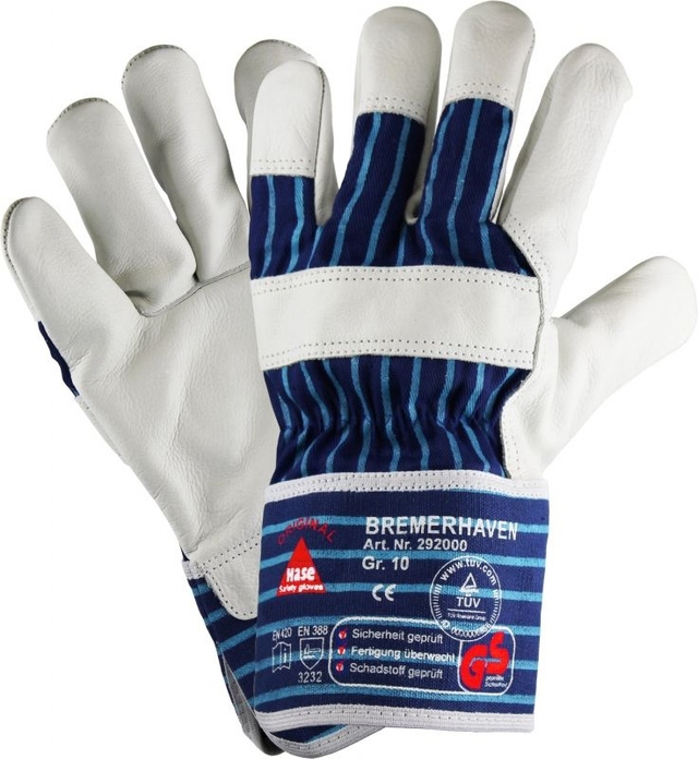 H3/292000 Bremerhaven Nerfleren handschoen