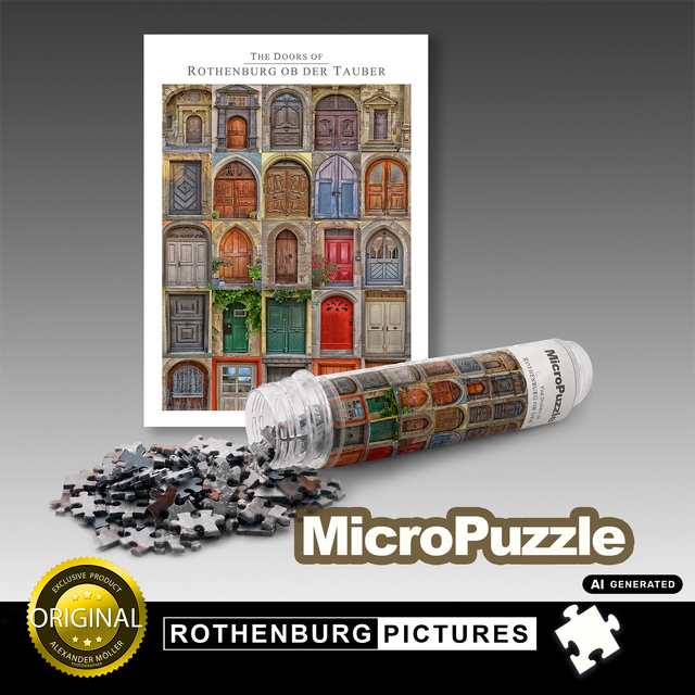 Original Rothenburg Micro Puzzle | The Doors of Rothenburg
