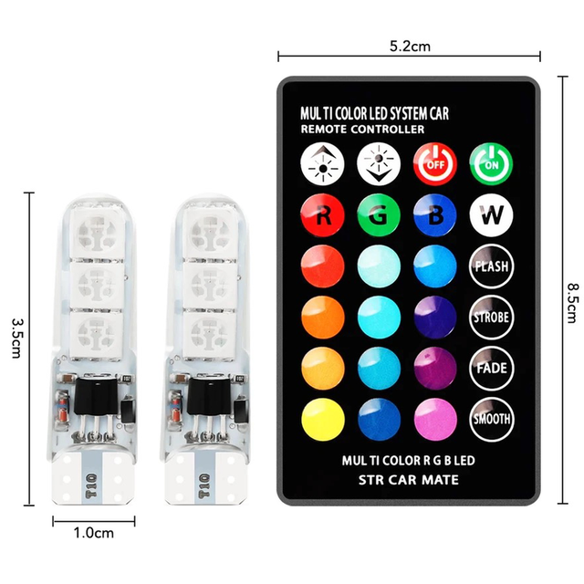 LED Colour Changing Parking Lights