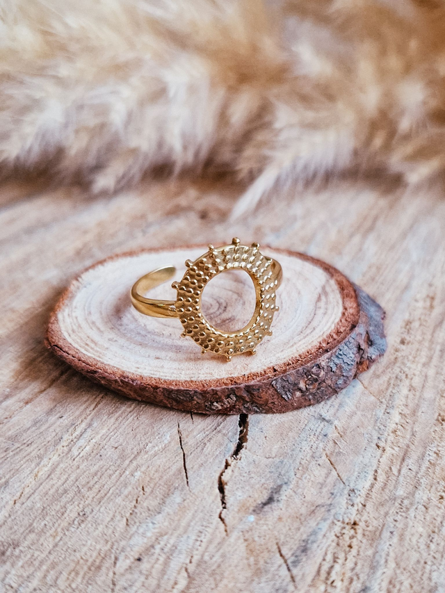 Bague "Soleil" - Modèle doré