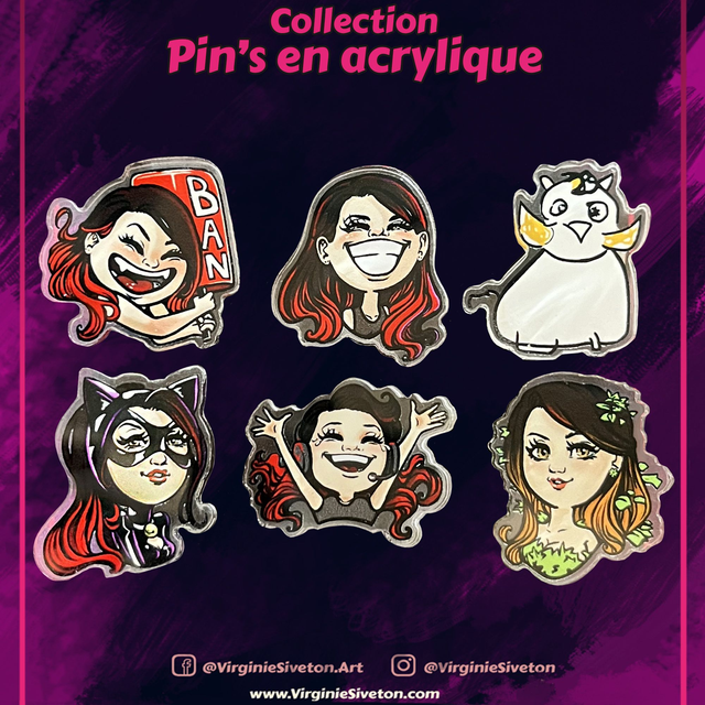 Pin&#039;s en acrylique
