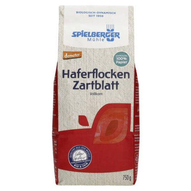 Spielberger Haferflocken Zartblatt 750g Packung