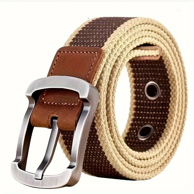 Ceinture en toile pour homme 110 cm