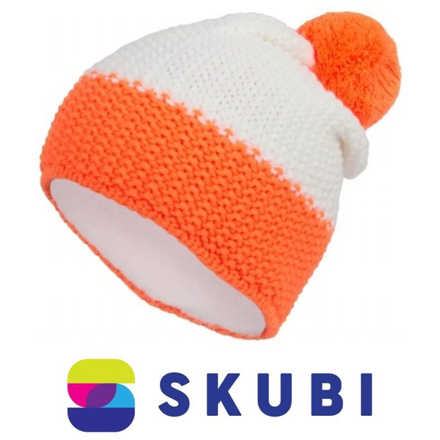 Polar Fashion W264E - Teplá neonová zimní čepice pletená módní a pohodlná