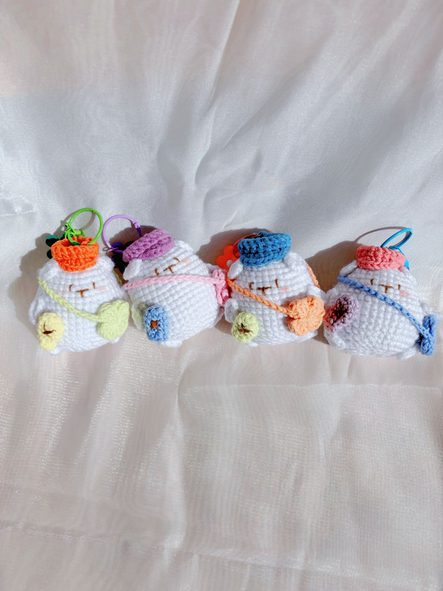 Crochet handmade keychain