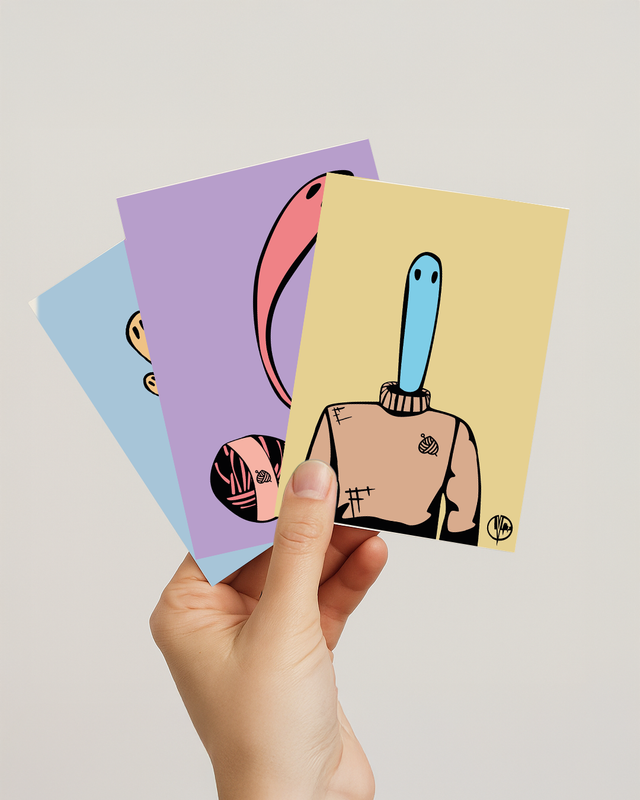 AMMA Knitwear| COLLAB collectie | A6 Kaart