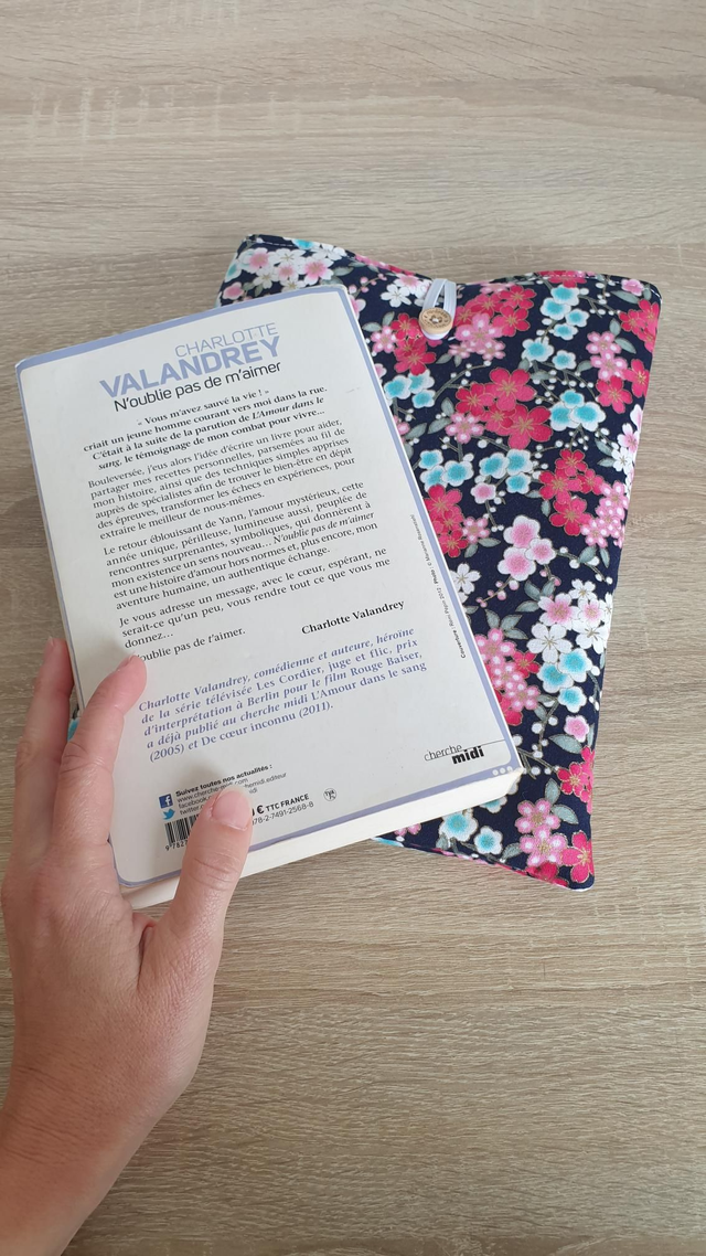 Pochette à livre POCHE ou BROCHE SAKURA