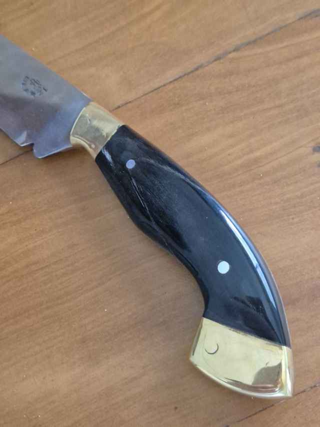 Faca Turca Patriarca Gaúcha Artesanal 11 Pol Inox Chifre