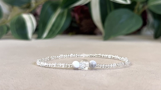 Bracelet | Howlite - Trio 1