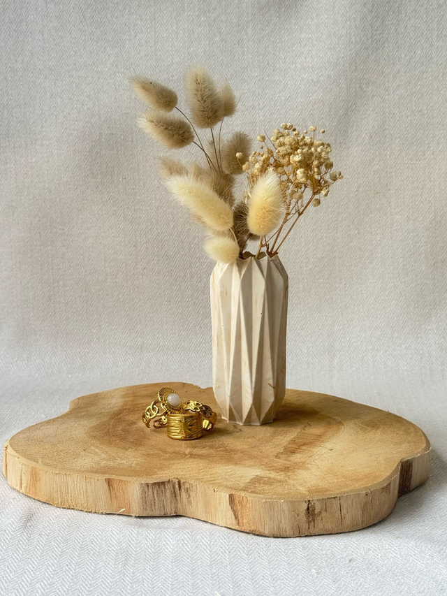 Soliflore origami – Marbré sable