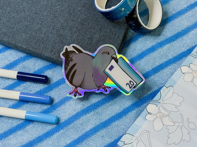 Pigeon Sticker - Money