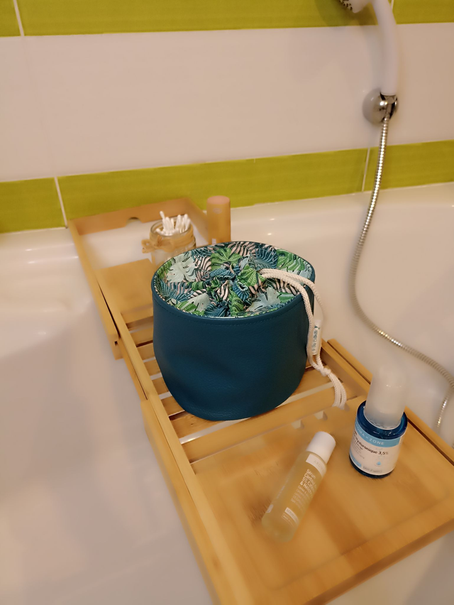 Panier pochon rond - Amazonia