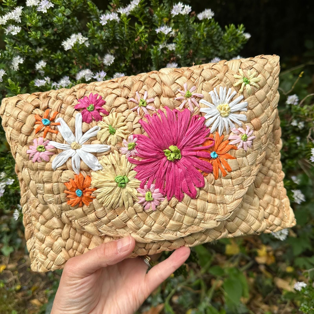 Spring Straw &amp; Stitch Bag Design with Cambish CO. 