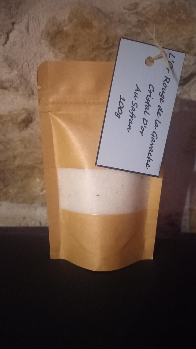 Cristal d'Or au safran 100g