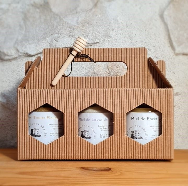 Coffret Trio de miel 