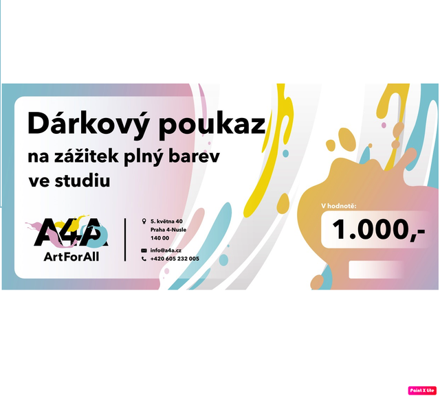 Dárkový poukaz 1.000,-
