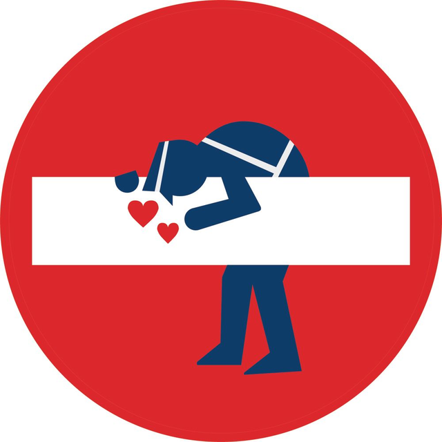 Clet - Poliziotto innamorato