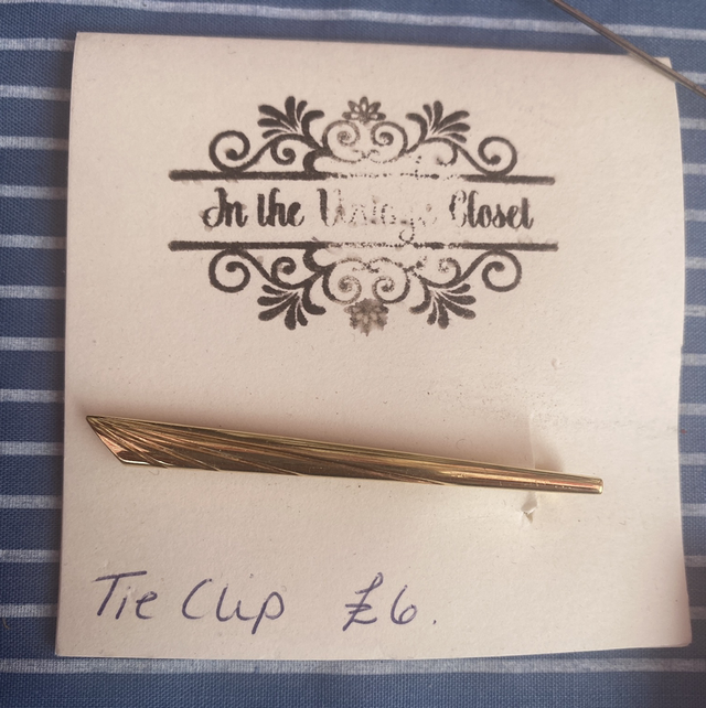 Tie Clip - Simple Gold